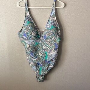 Paisley One-Piece Swimsuit
